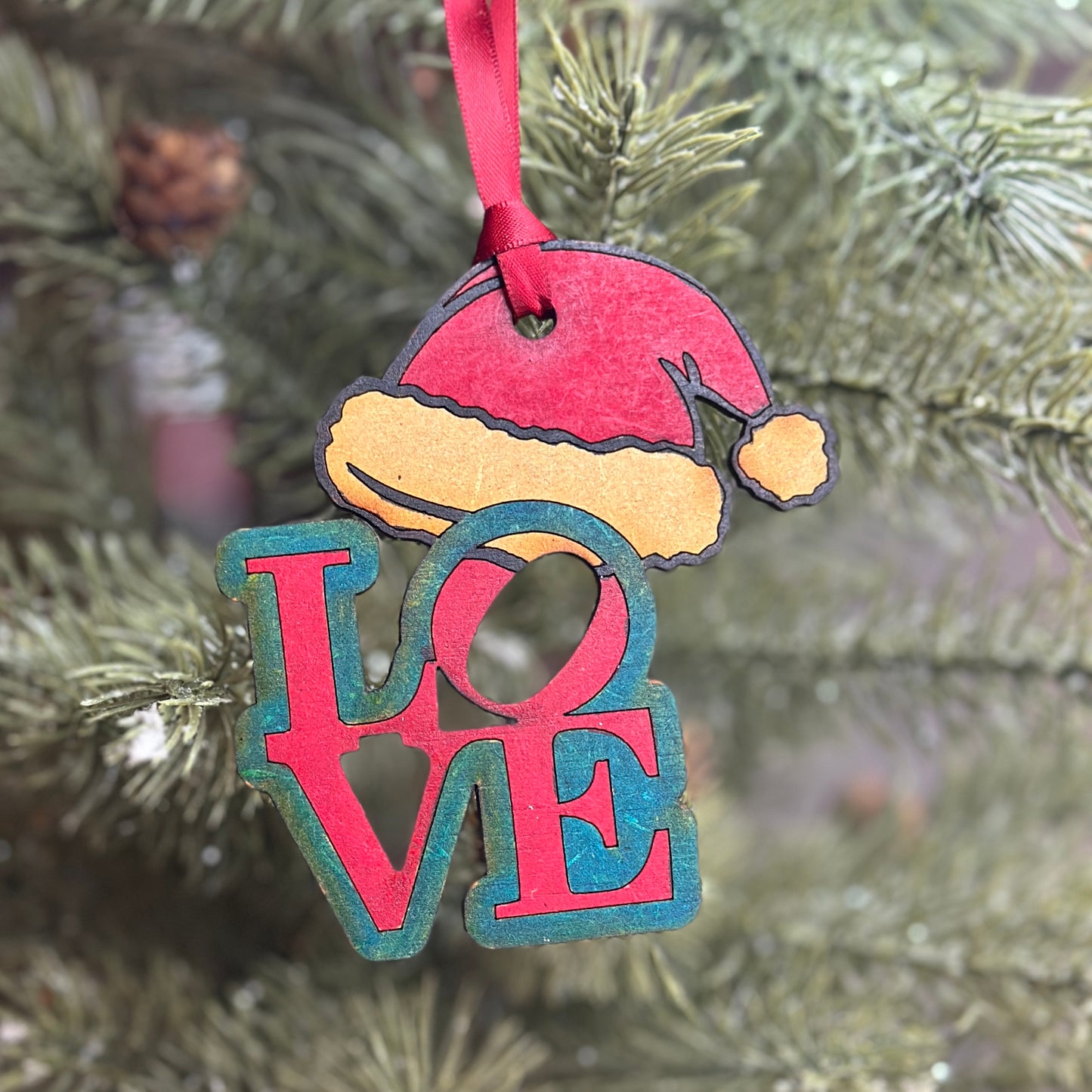 Philly Love Christmas Ornament
