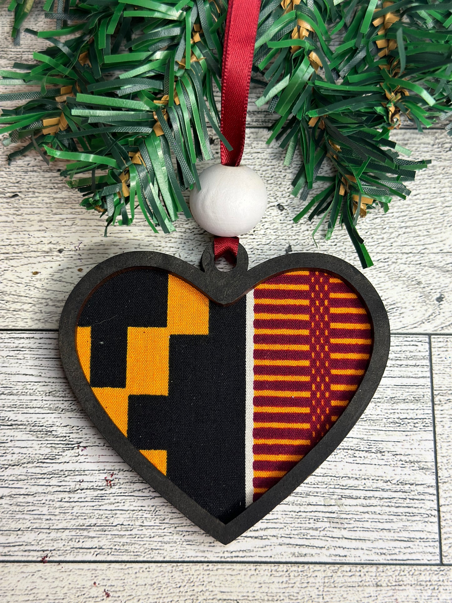 Kente Love Ornament