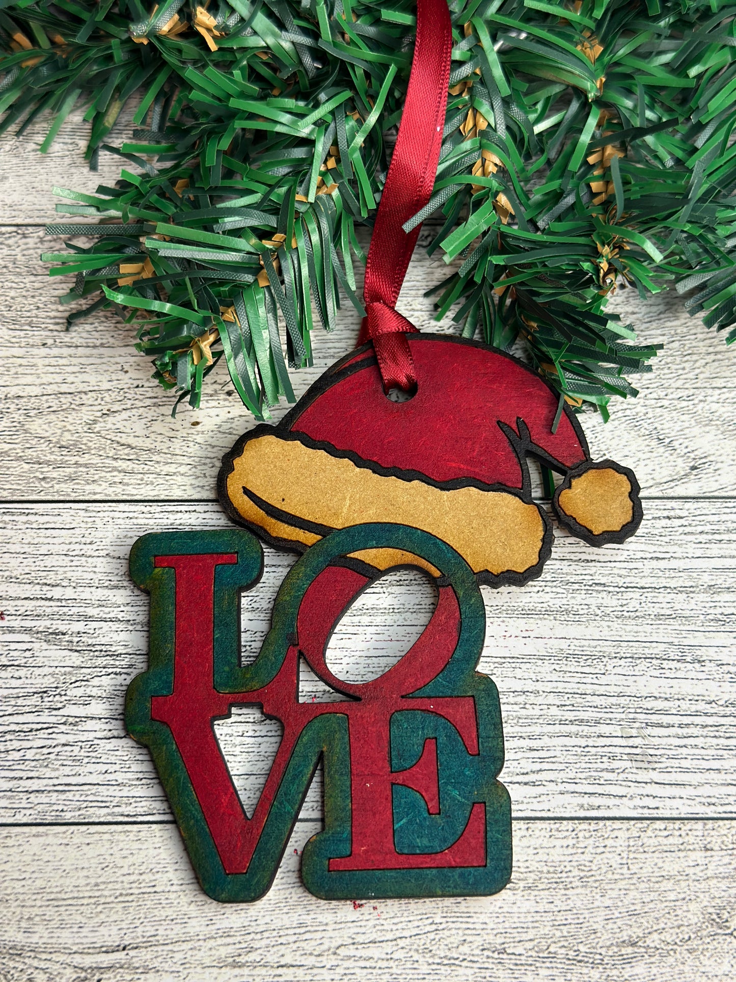 Philly Love Christmas Ornament