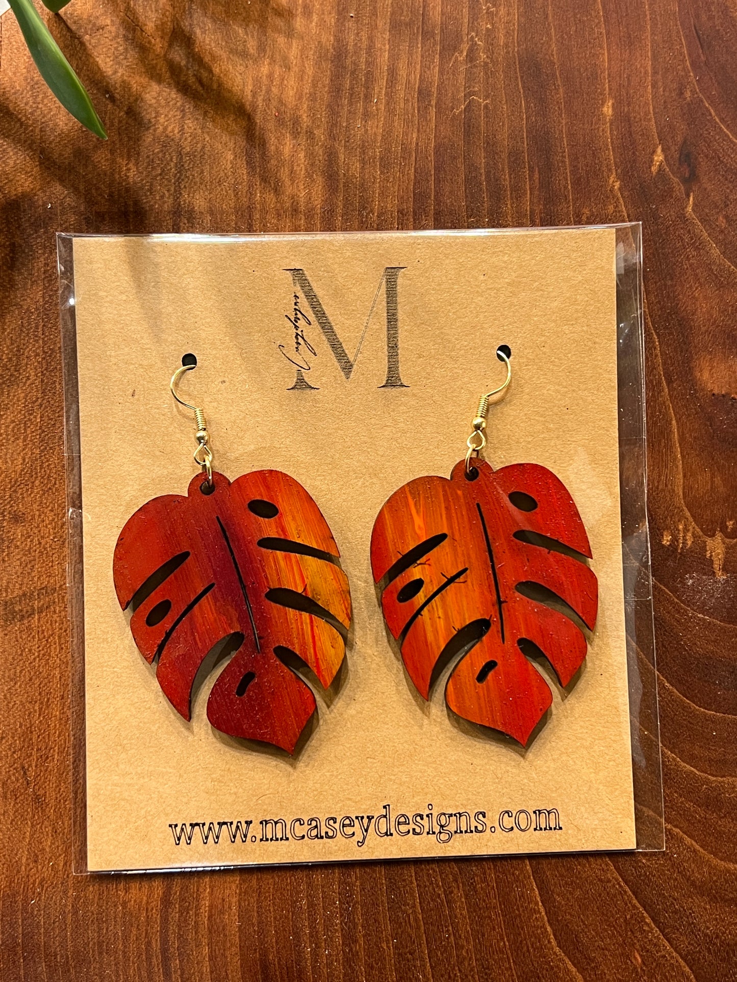 ‘Shades of Autumn’ Leaf Earrings