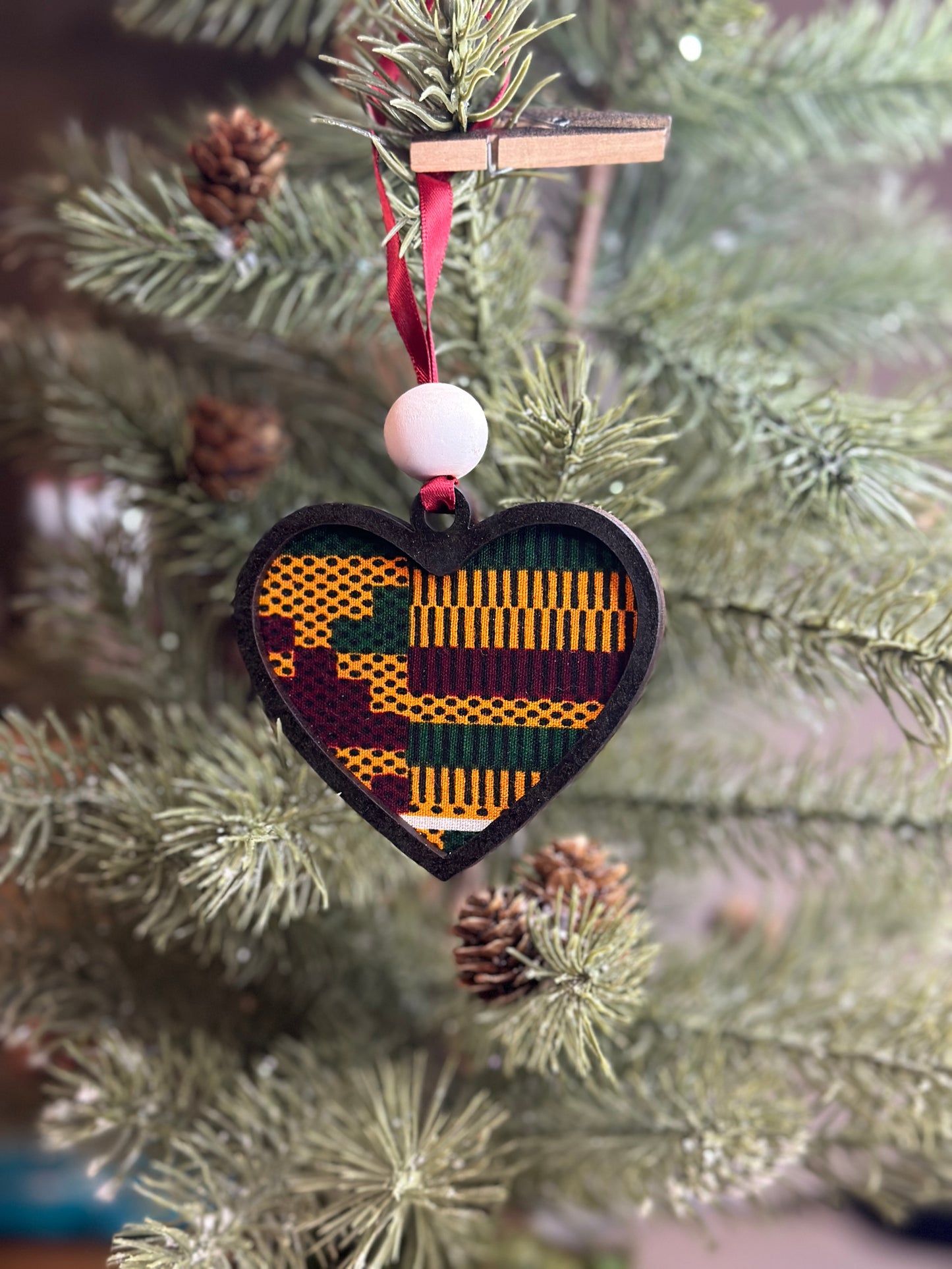 Ghana Print Ornament