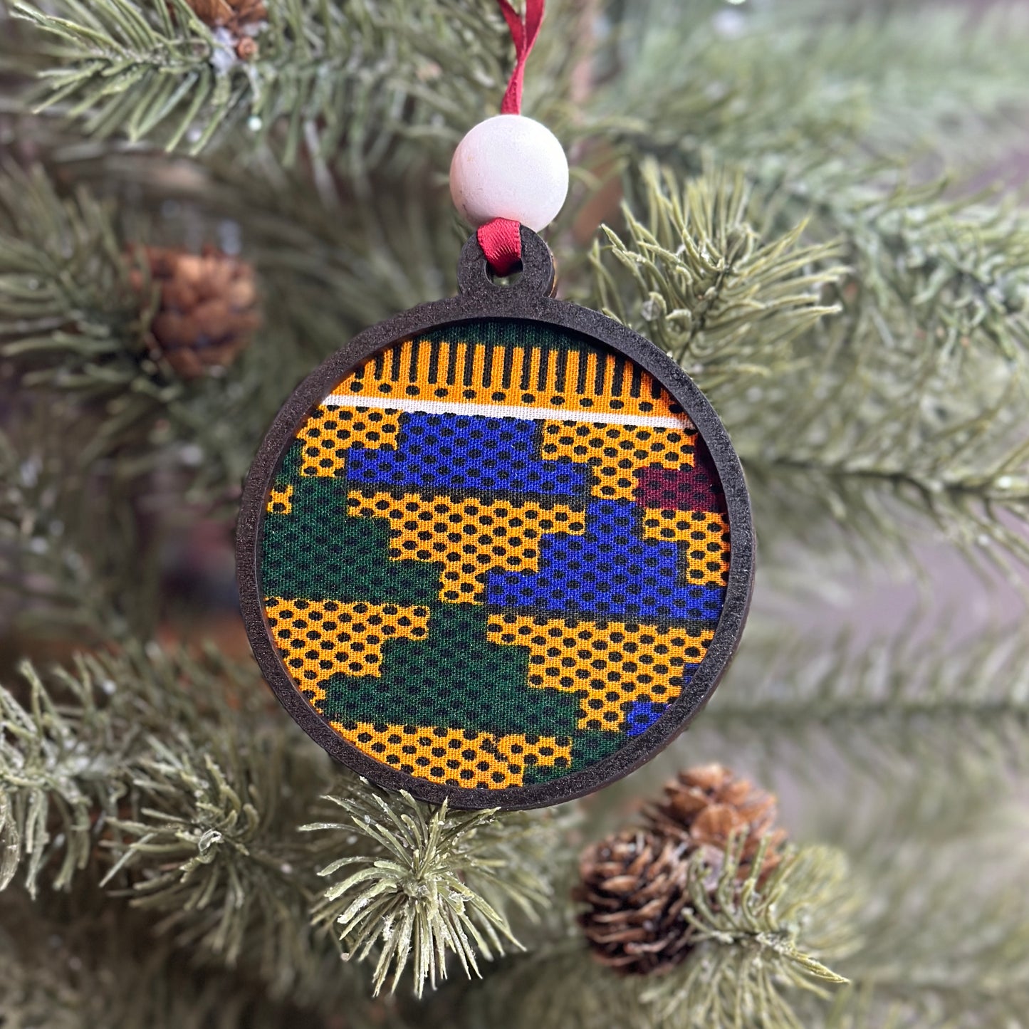Ghana Print Ornament