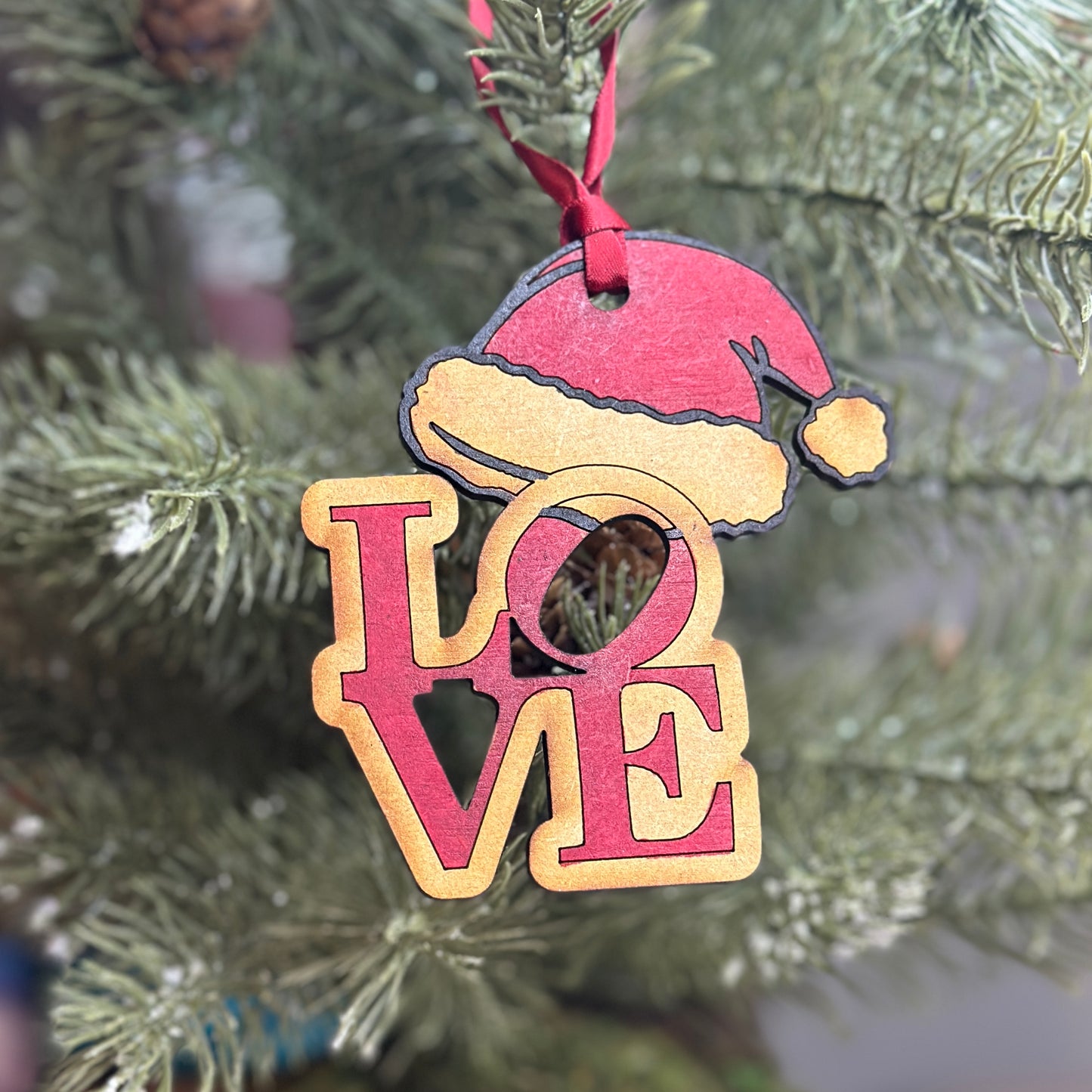 Philly Love Christmas Ornament