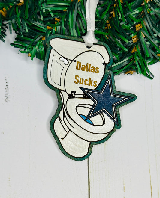 Dallas Sucks Ornament