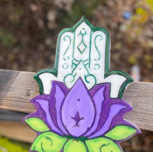Hamsa Hand Wall Art - M Casey Designs